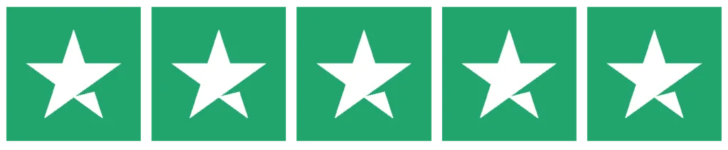 5 estrellas Trustpilot